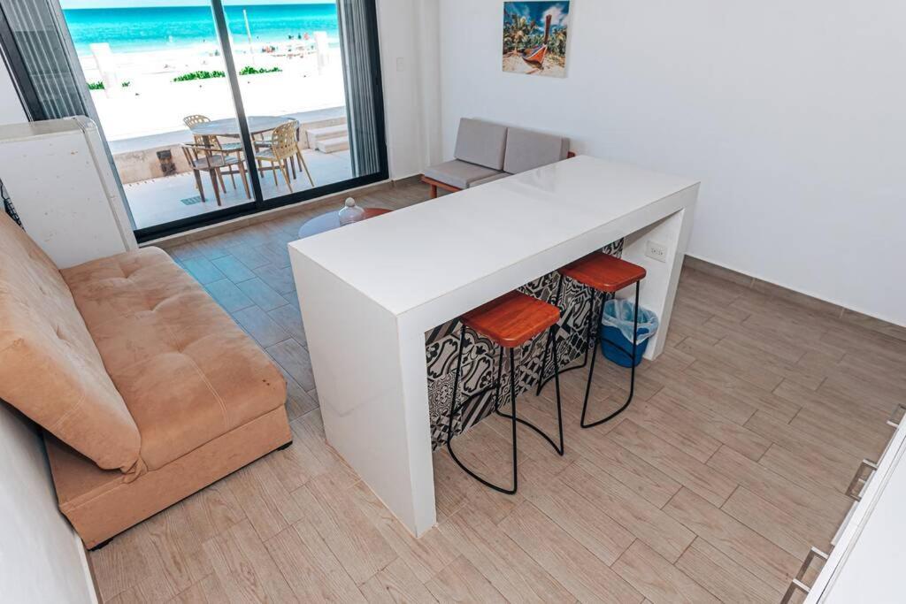 Villas Marlin 108, A Pie De Playa, Albercas, Jacuzi, Ubicacion Inmejorable Cancún Exterior foto
