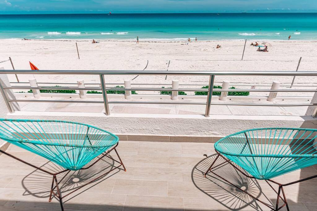 Villas Marlin 108, A Pie De Playa, Albercas, Jacuzi, Ubicacion Inmejorable Cancún Exterior foto