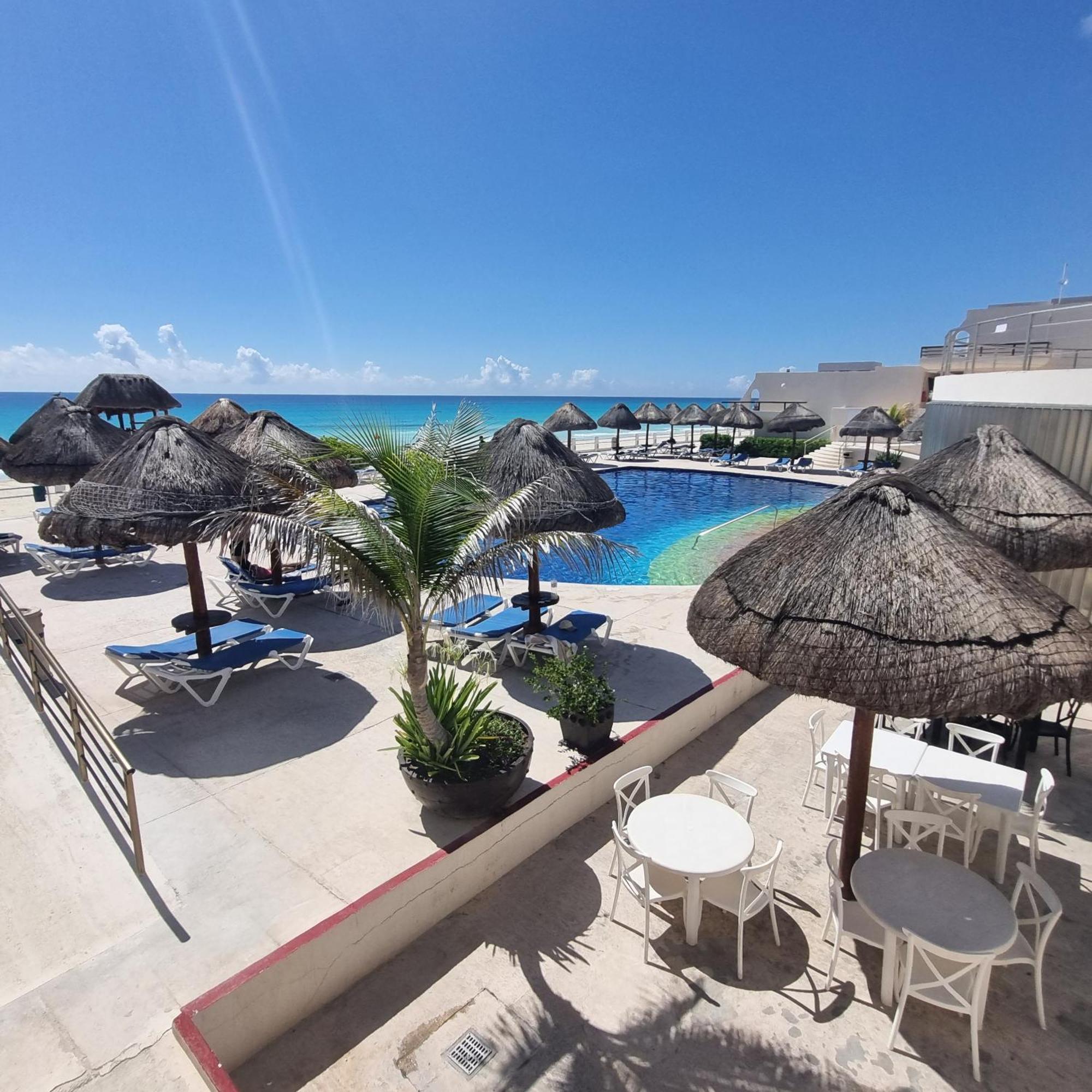 Villas Marlin 108, A Pie De Playa, Albercas, Jacuzi, Ubicacion Inmejorable Cancún Exterior foto
